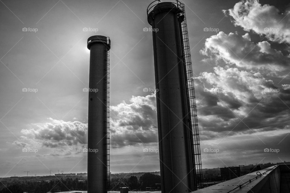 Industrial chimney pipes