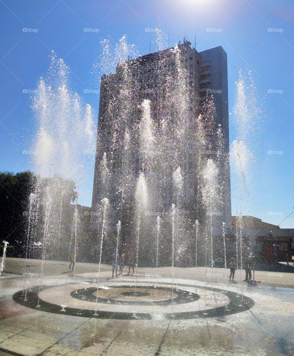 City fountain