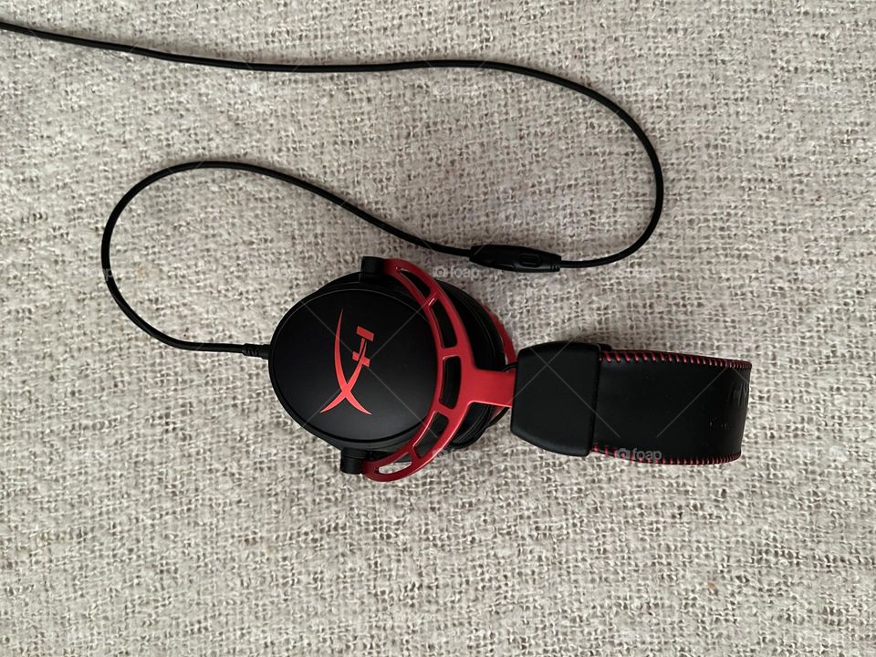 Headset black & red 