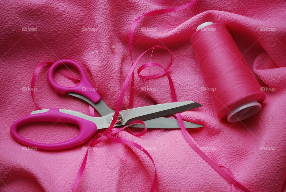 Sewing pink
