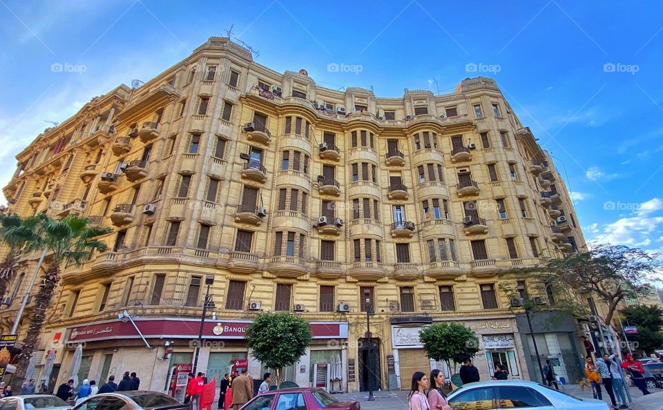 The art of old Egyptian architecture 