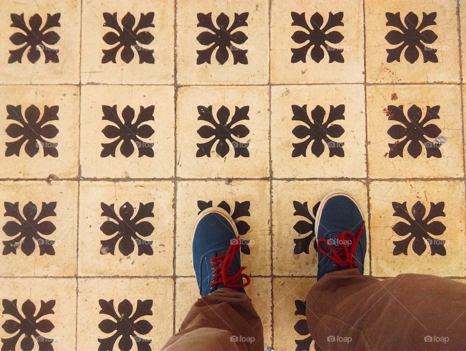 Stepping on tiles