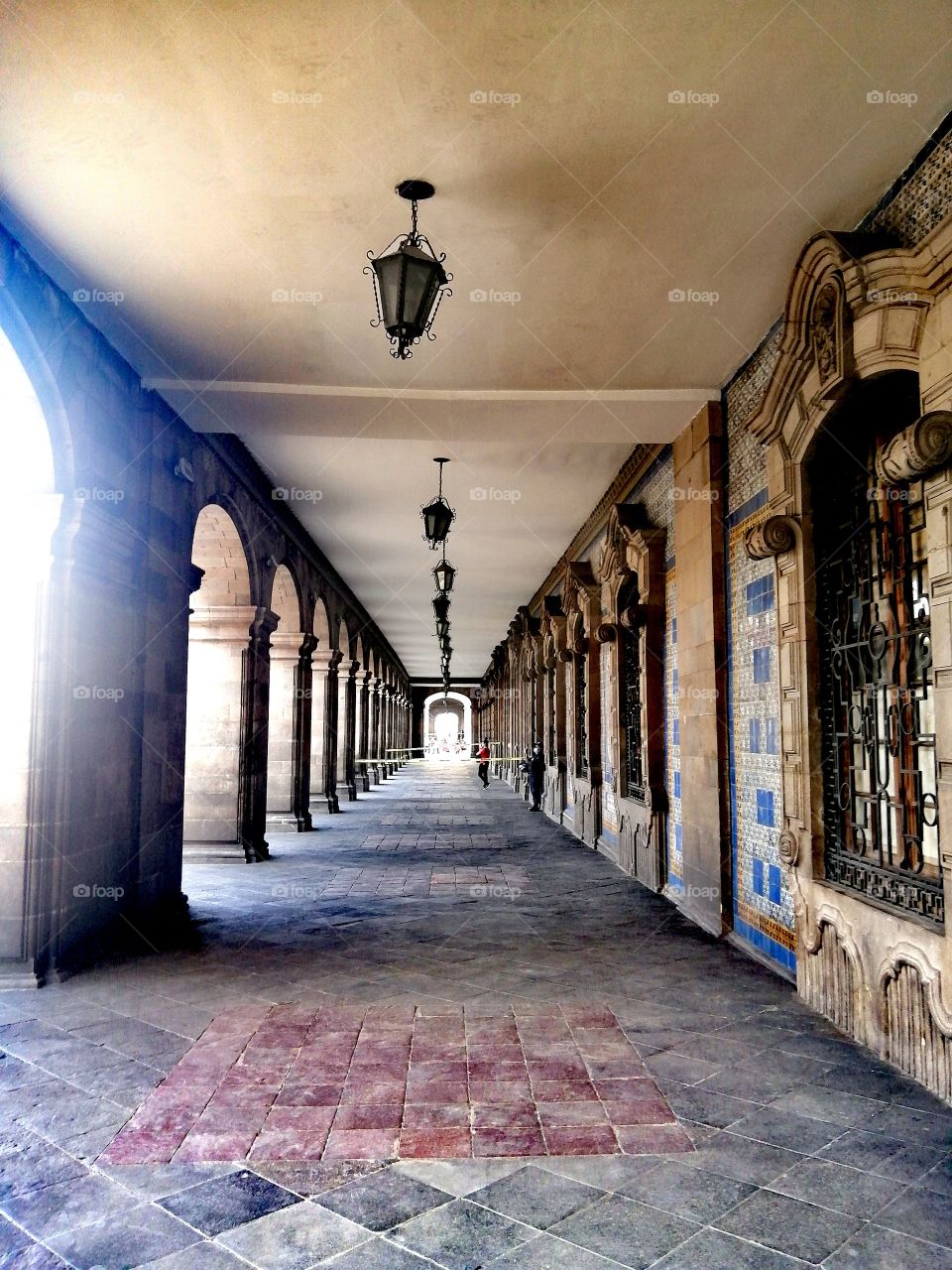 Arcos, del palacio de gobierno.