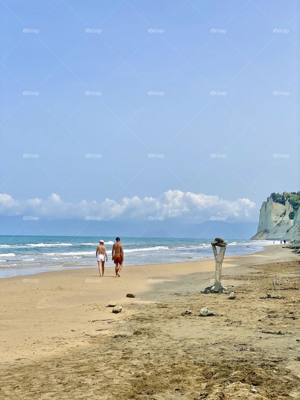 Walk on the beach 