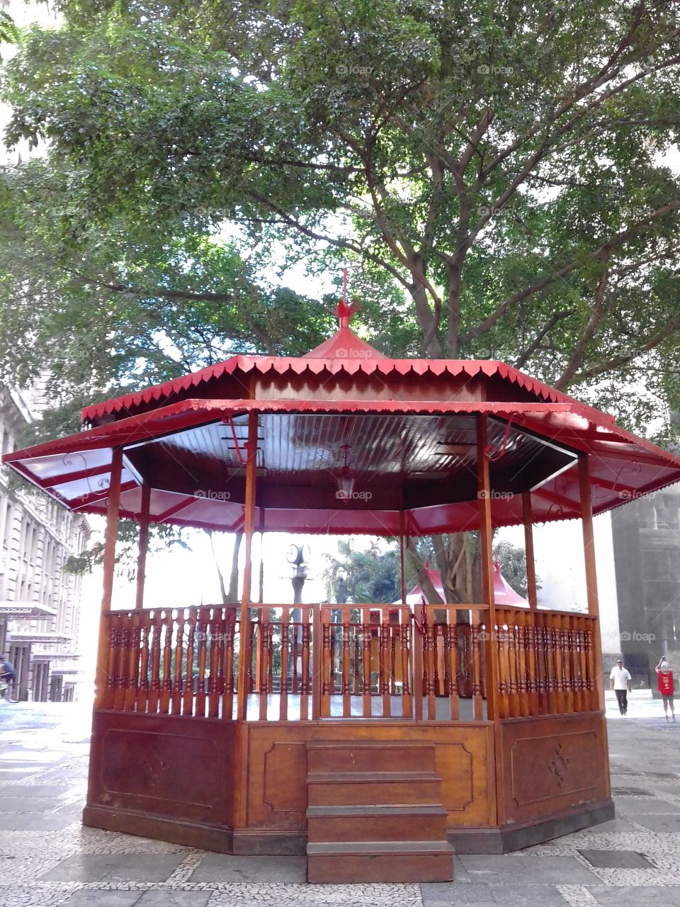 Bandstand in the old center of São Paulo
