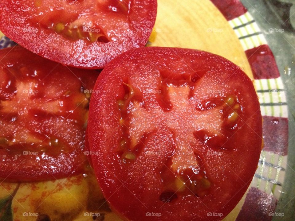 Cross in a tomato