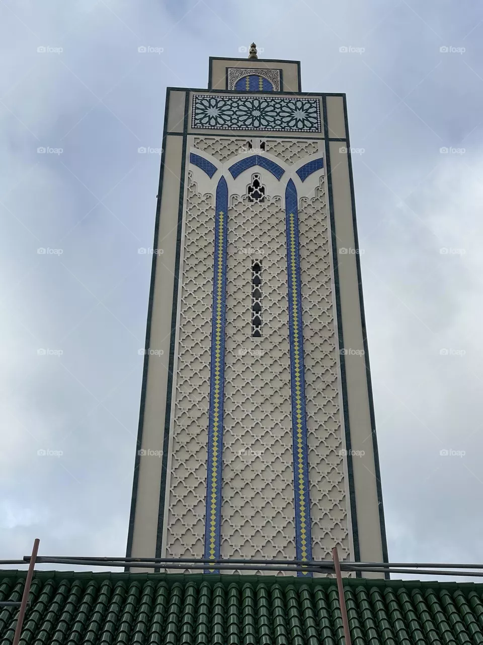 A beautiful Arabic Style Architecture “Mosque Tower” in Île de France 
