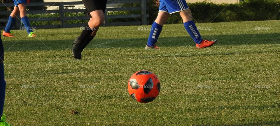 soccer ball at the game
