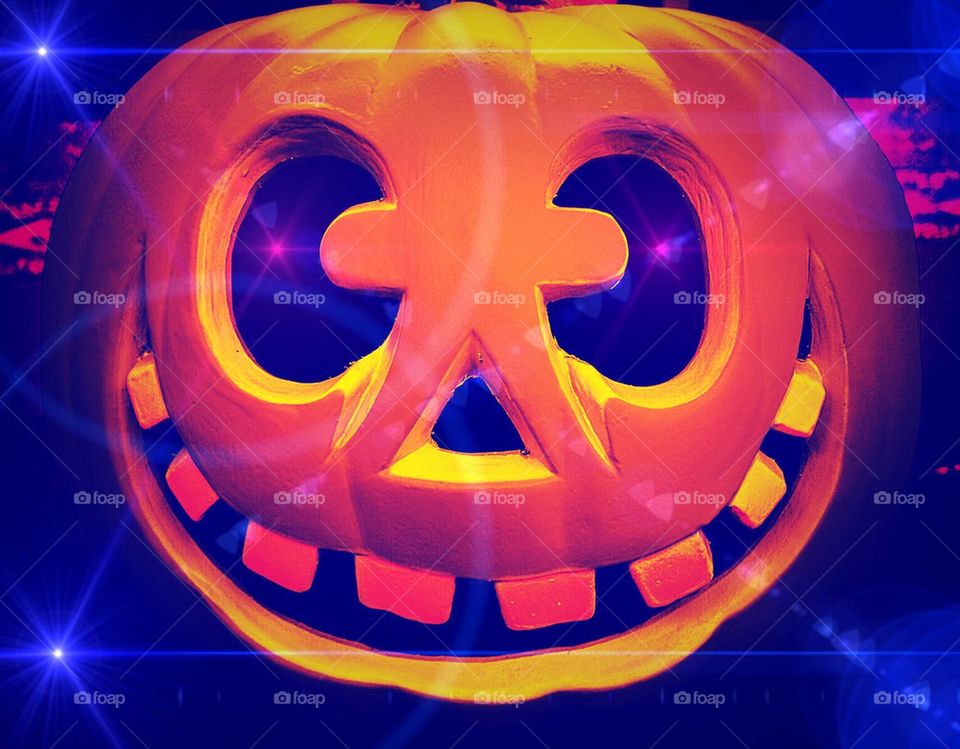 Vivid jackolantern . Vivid jackolantern