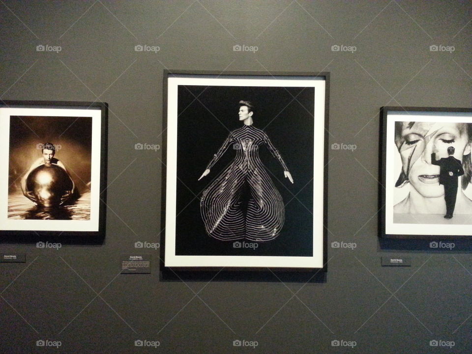 Bowie Display at the Rock Hall