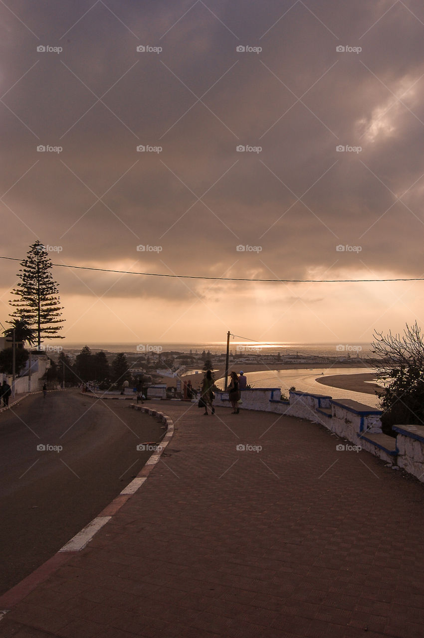 Dusk in Oualidia