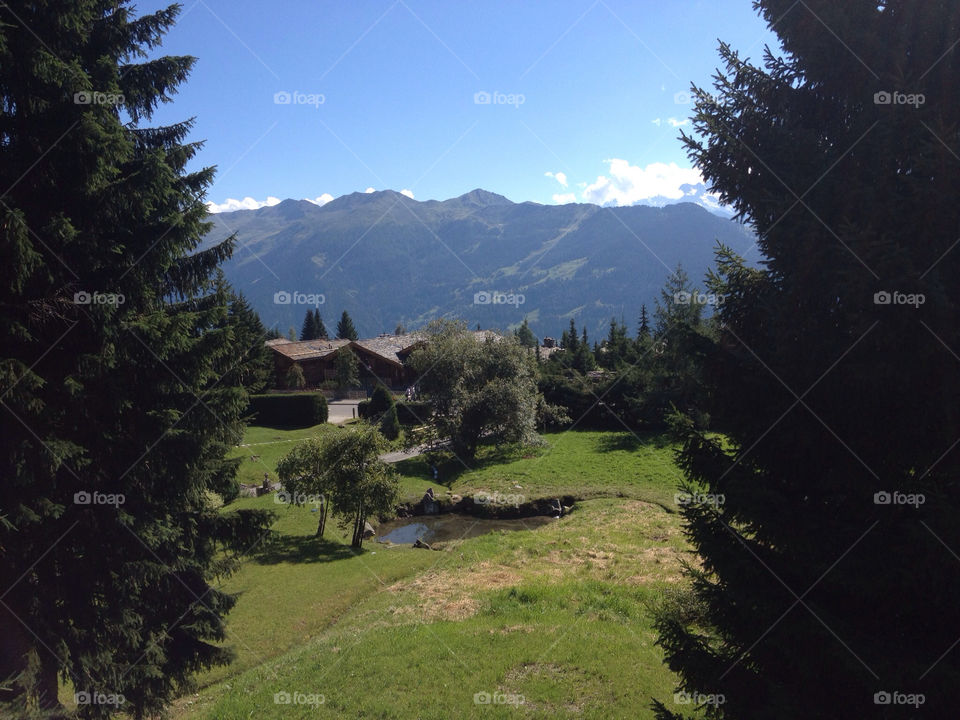 the mountains view in by swisstraveler