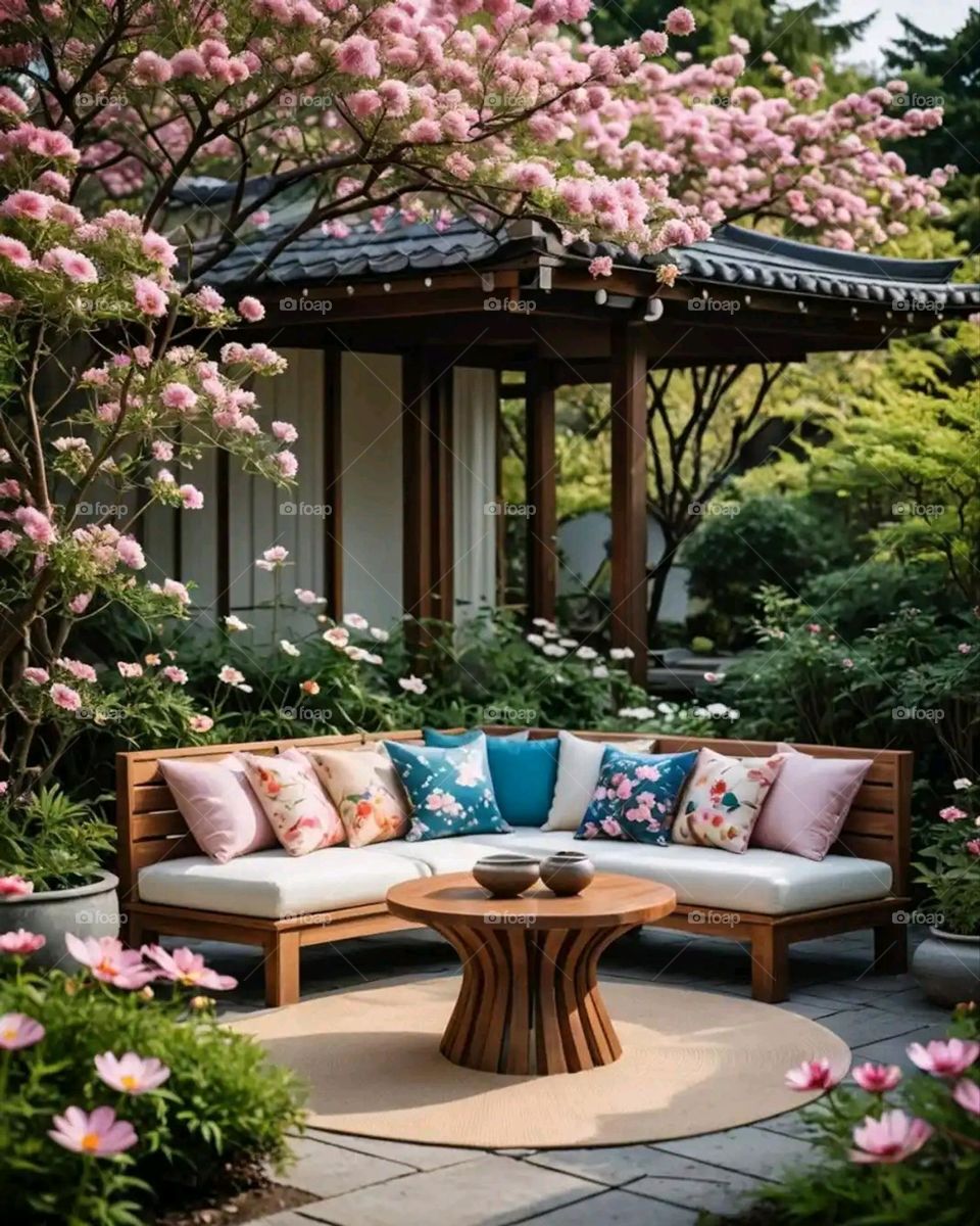 Glory be to God, the magnificent and picturesque view and the natural green trees are a view that is nothing more wonderful than it