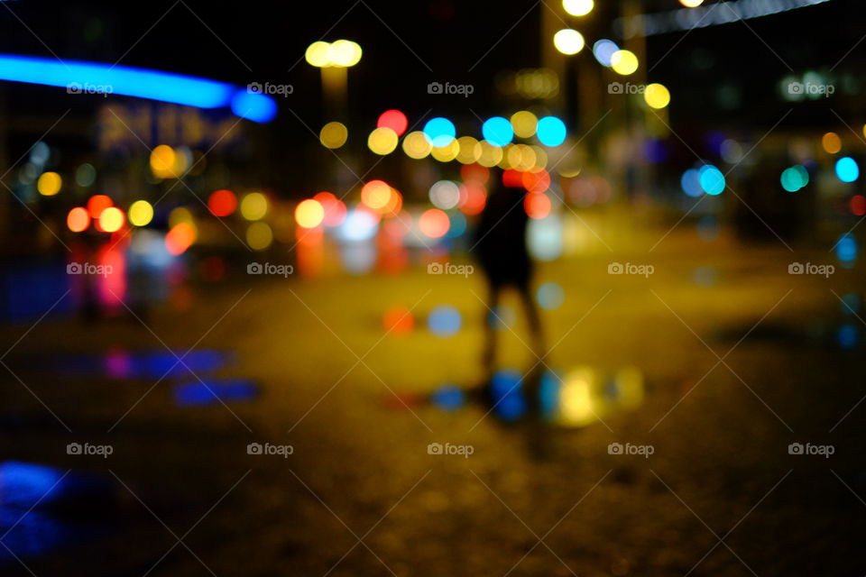 Blur, Street, City, Light, Dof