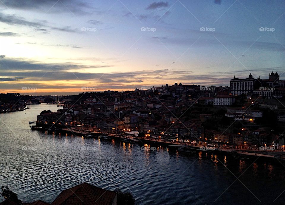Porto at dusk
