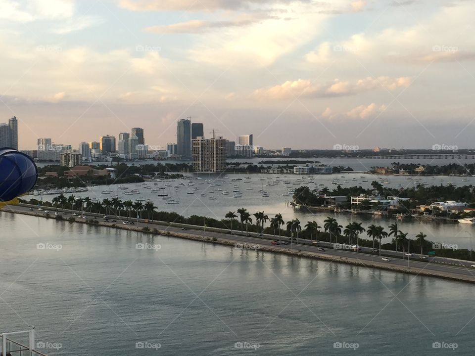 View of downtown miami 