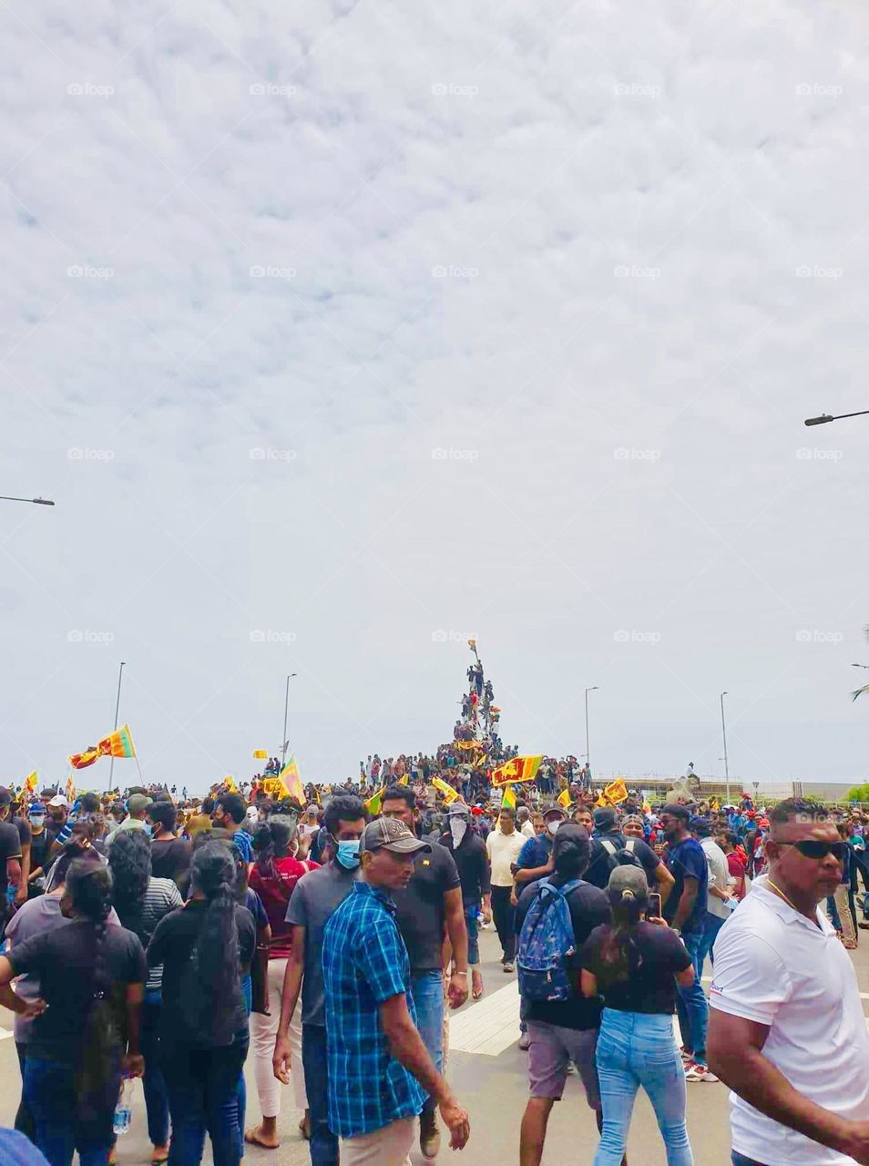 The 2022 Sri Lankan protests are a series of ongoing protests in Sri Lanka against the government of president Gotabaya Rajapaksa.