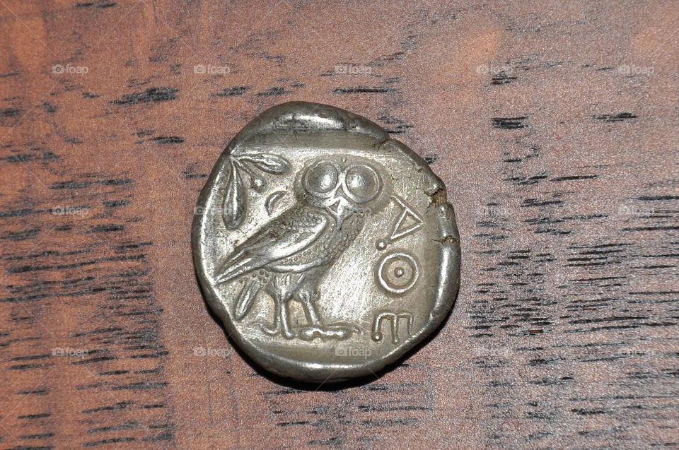 Old Style Tetradrachm, 449 - 413 B.C.,Athens