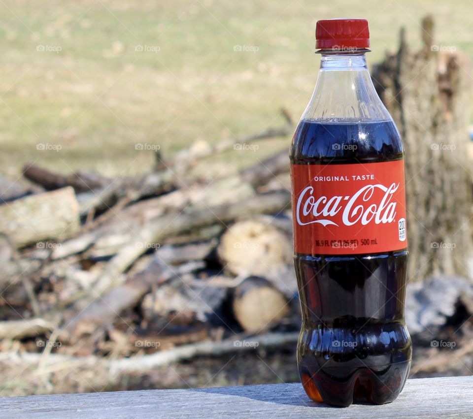 Coca Cola by the Fire Pit