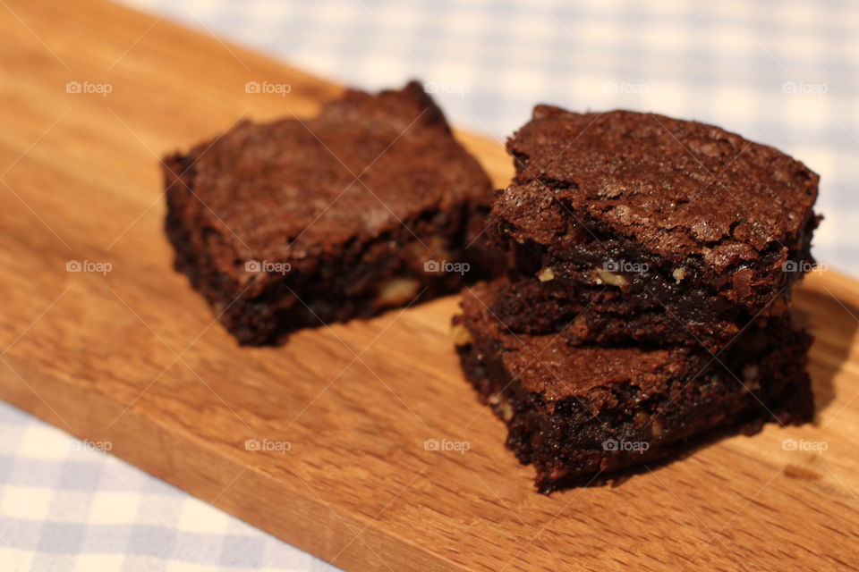 Homemade brownies