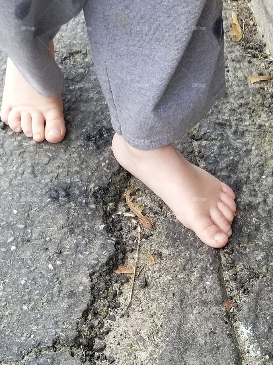 little boy feet