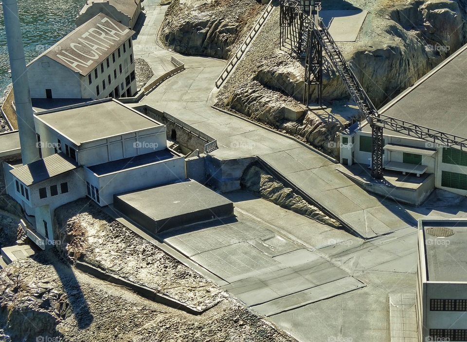 Alcatraz Prison. San Francisco's Alcatraz Prison From Above
