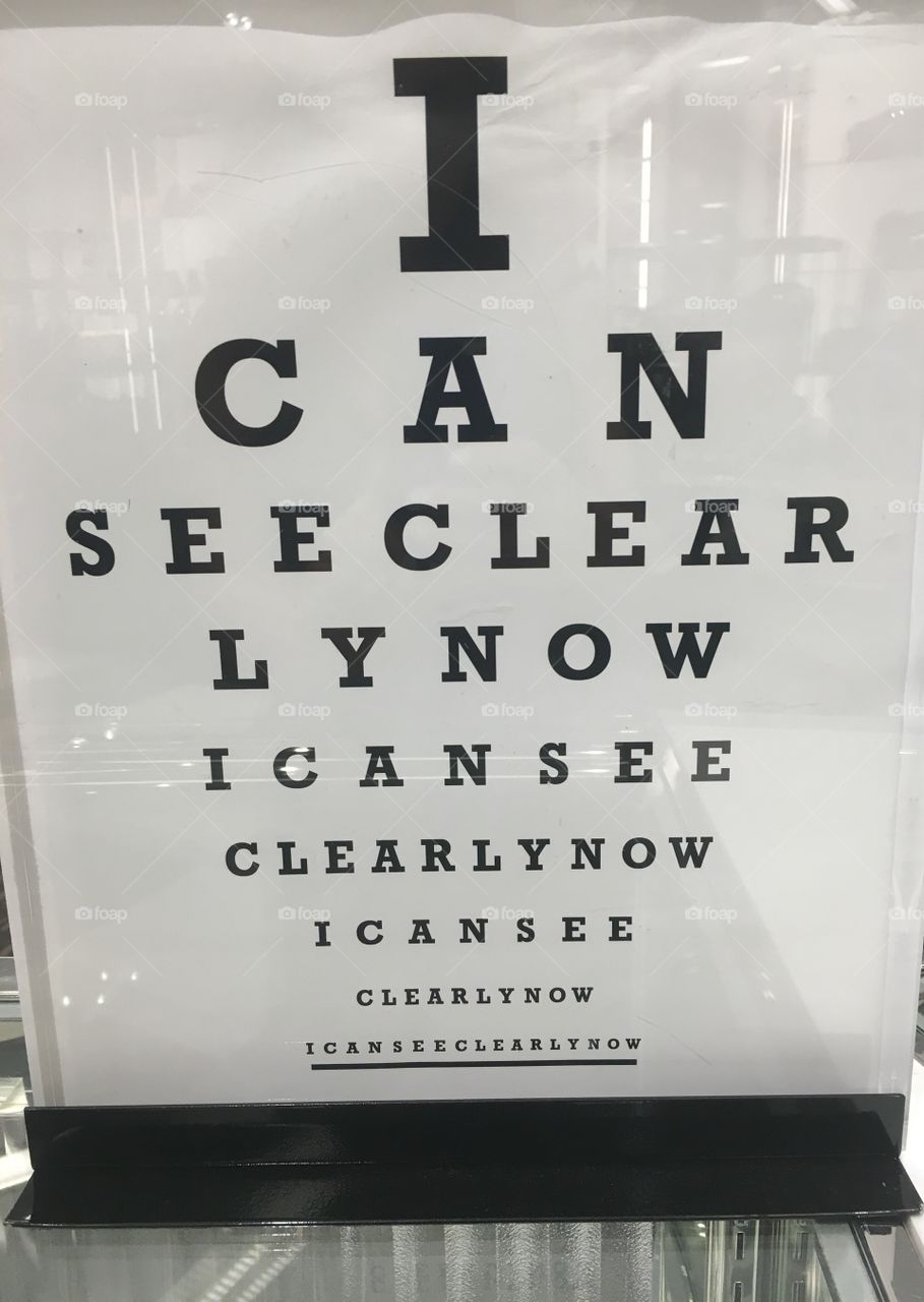 Eye chart 