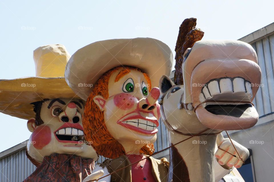 Carnival float at Granville