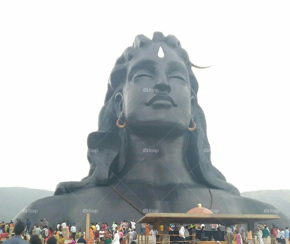 Majestic statue of Adiyogi Lord  Shiva....,serene,spiritual atmosphere,away from maddening crowds
must visit destination
experience the spirituality engulfed by the nature