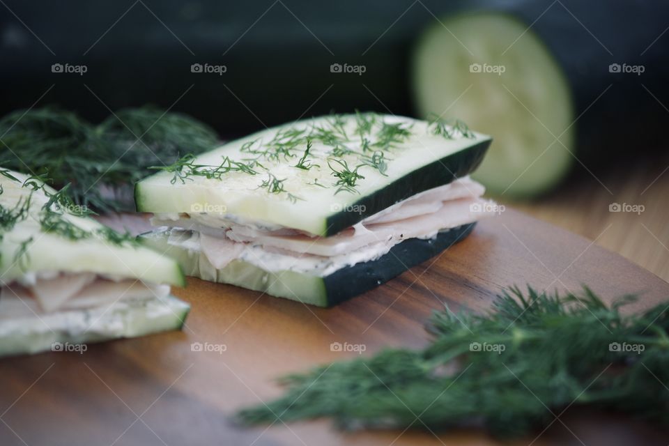 Cucumber sandwich 