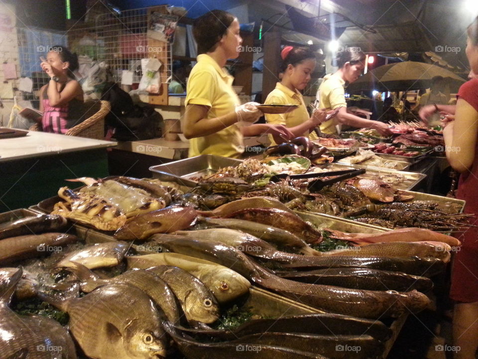Fish market Puerto Princessa