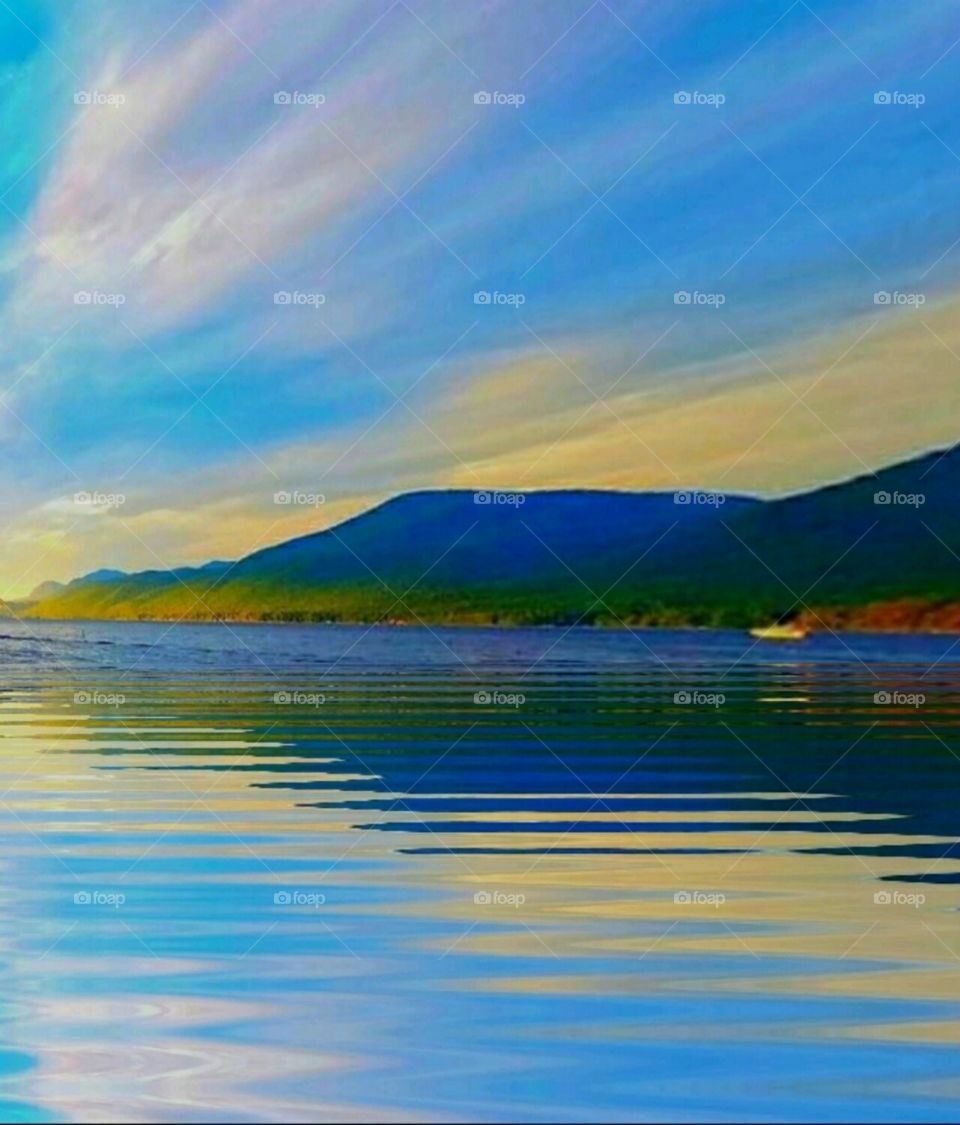 Sailing into the sunset!