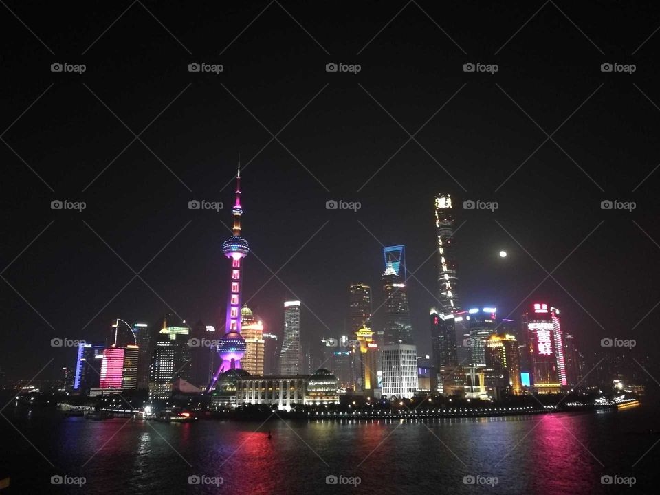 the bund night view