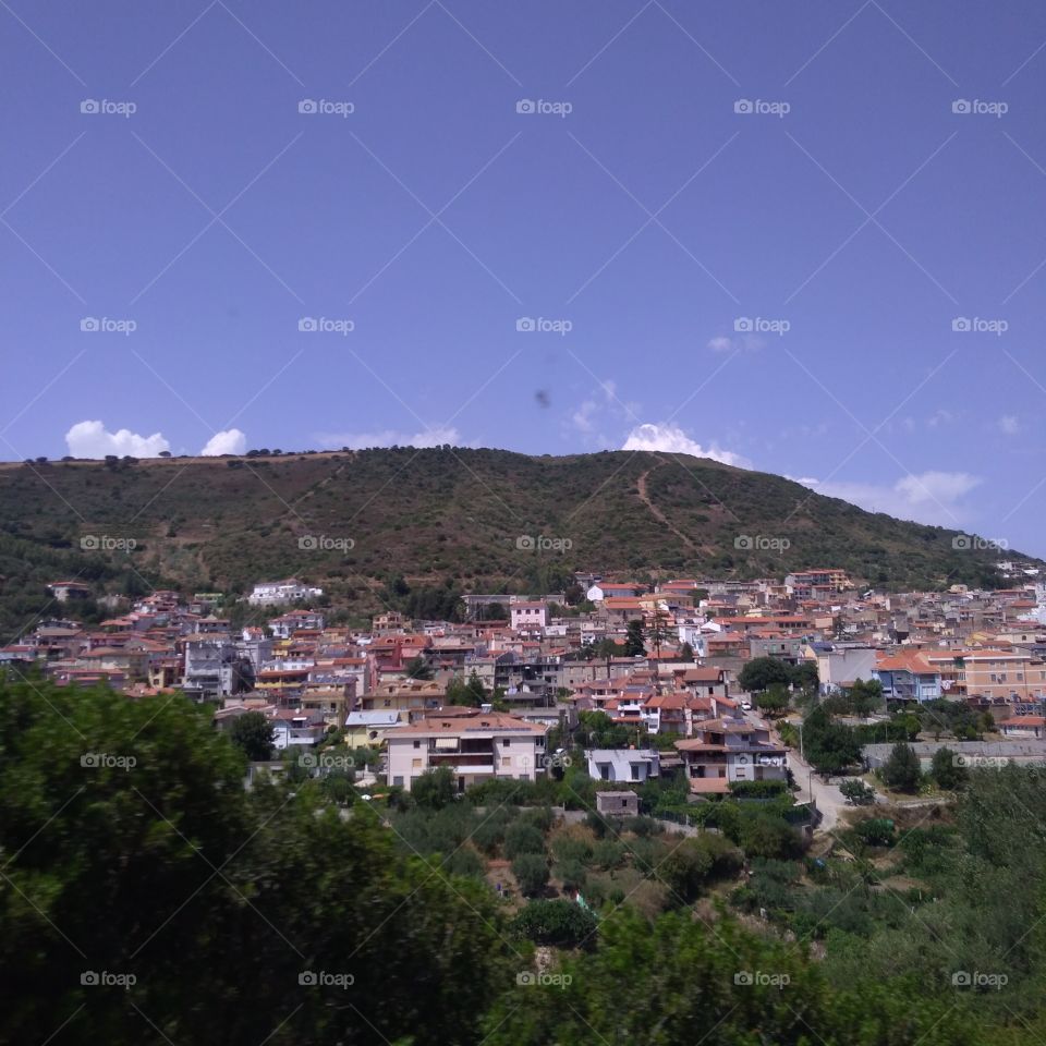 Panorama of Orani (Nuoro)