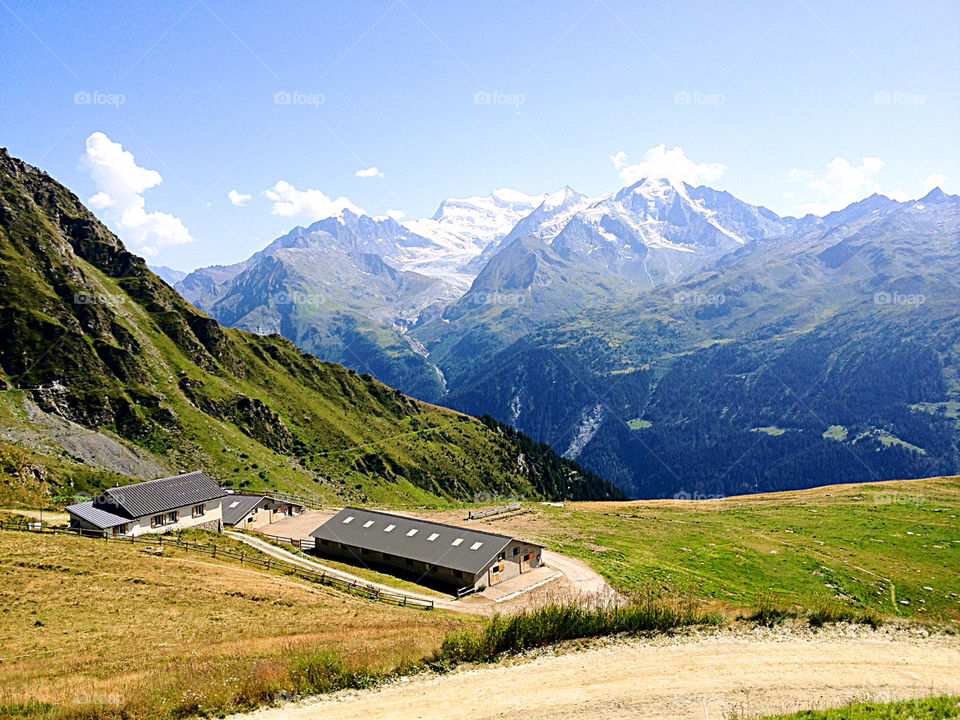 the glacier in alps by swisstraveler