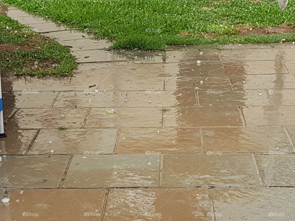 Chuva de granizo