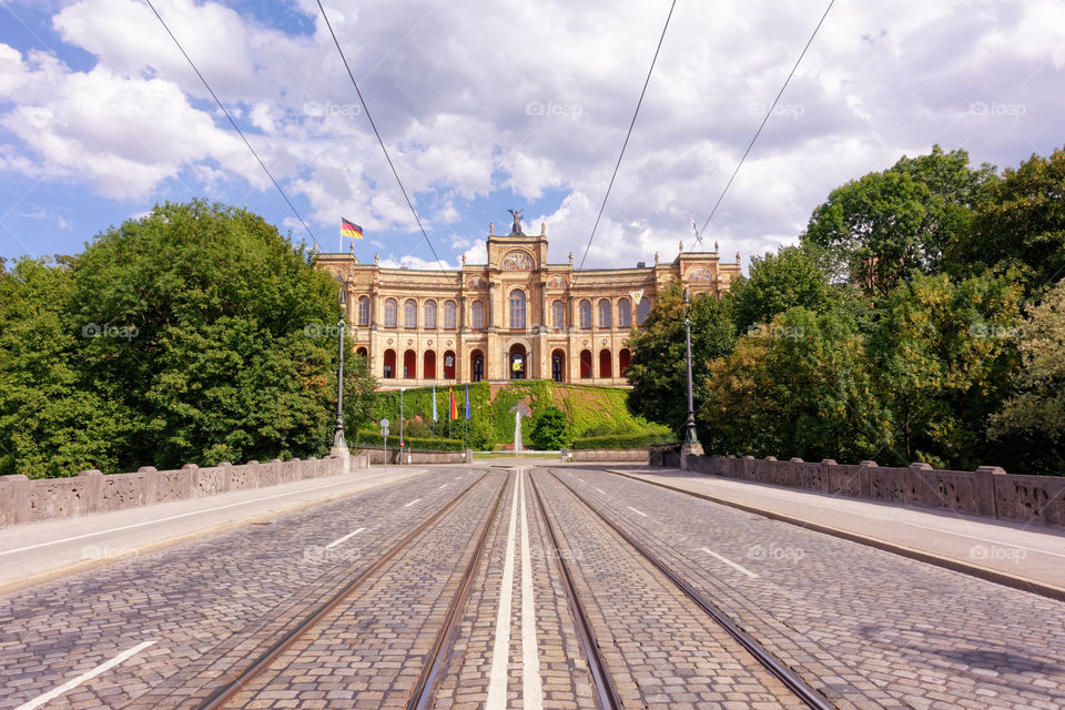 The Maximilianeum in Munich Bavaria