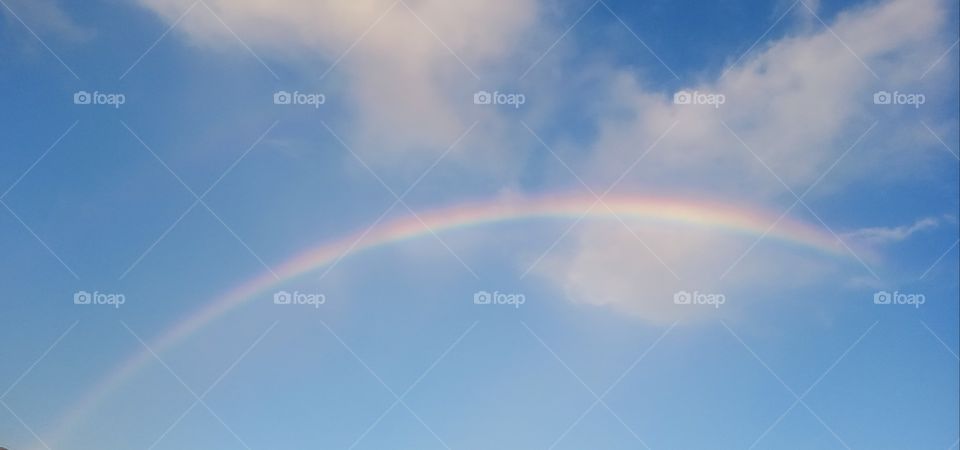 Deus pintando o céu