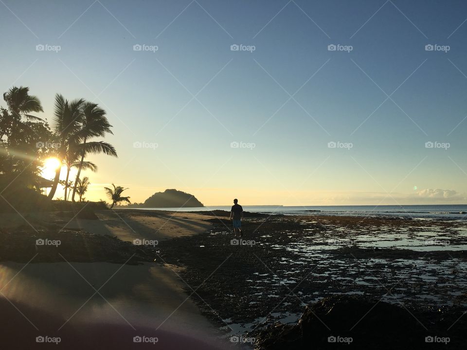 Sunrise on the Beach 
Nanuku Resort, Fiji