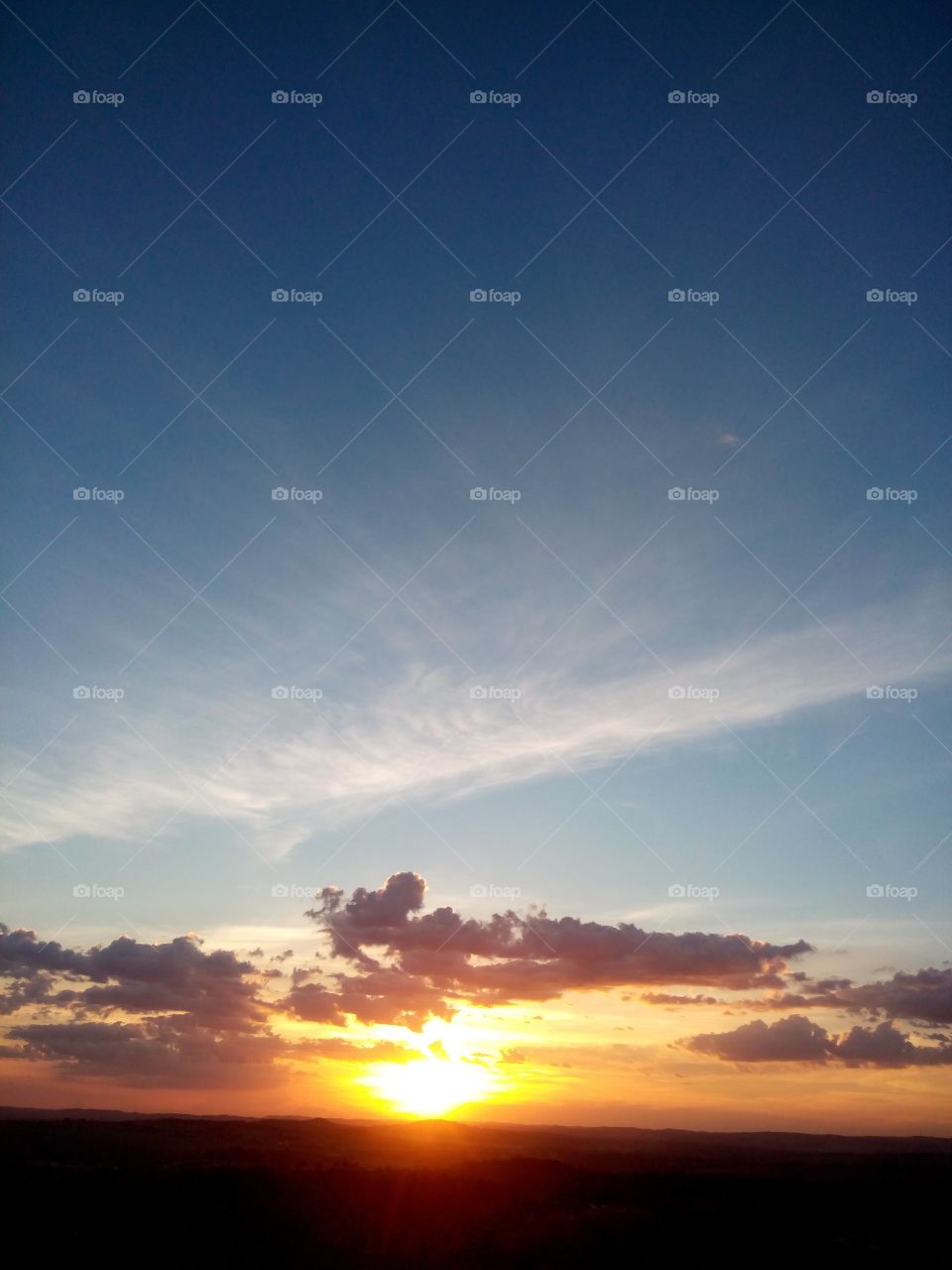 Atardecer en el centro oeste de Brasil !!!!