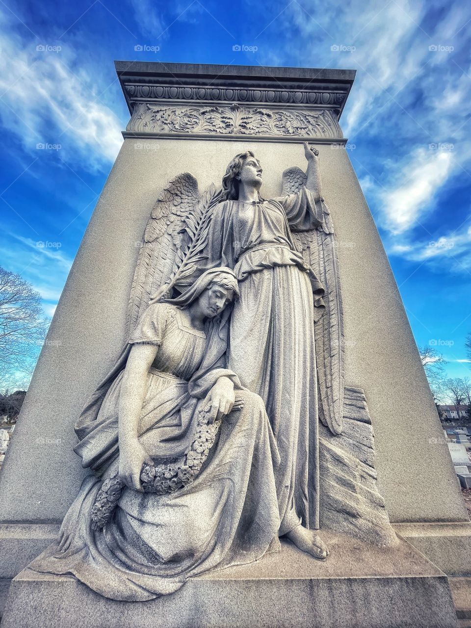 Gravestone at Mountain Grove Cemetery 