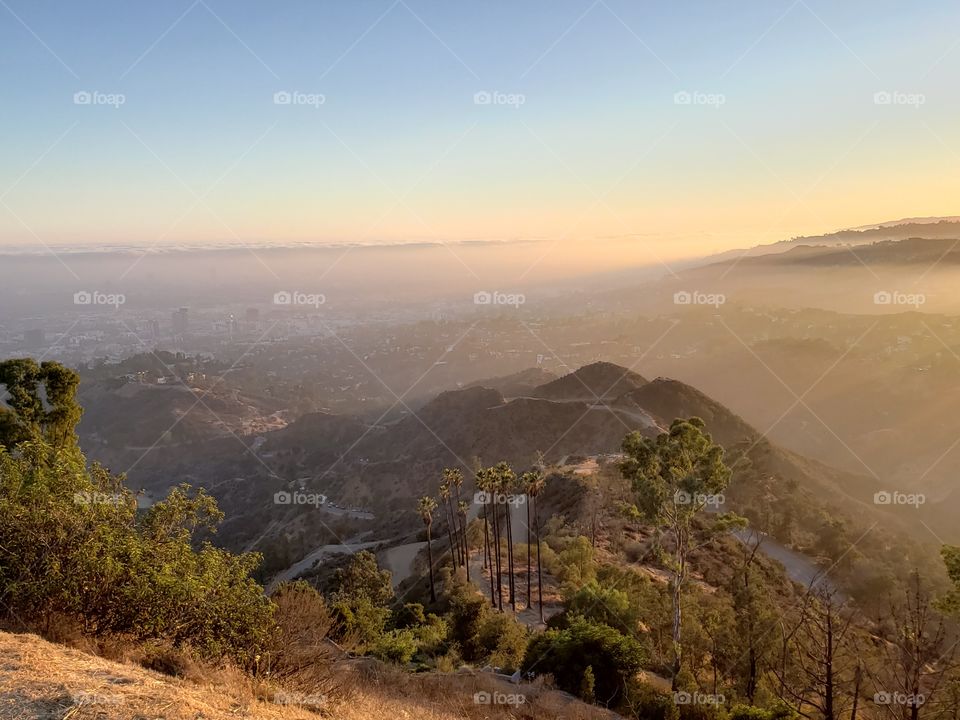 Hollywood Hills Sunset