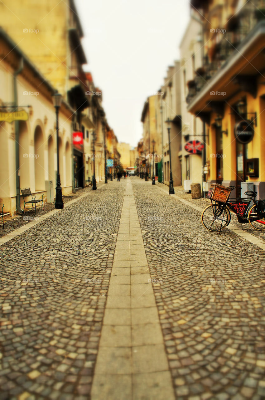 Bike on the street