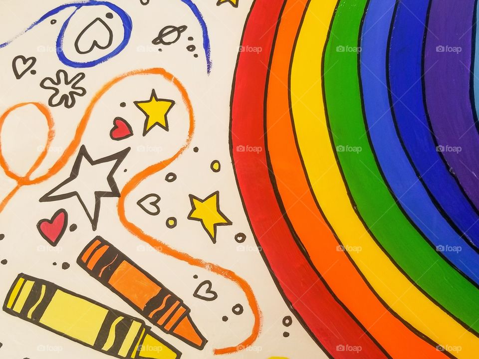 color the rainbow