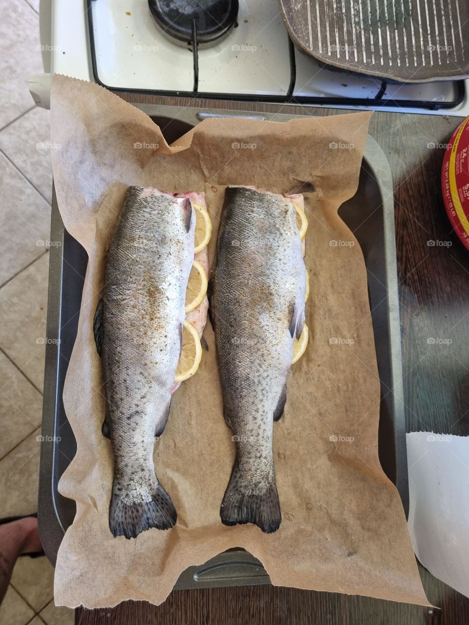 lemon fish in the oven , best food ever!