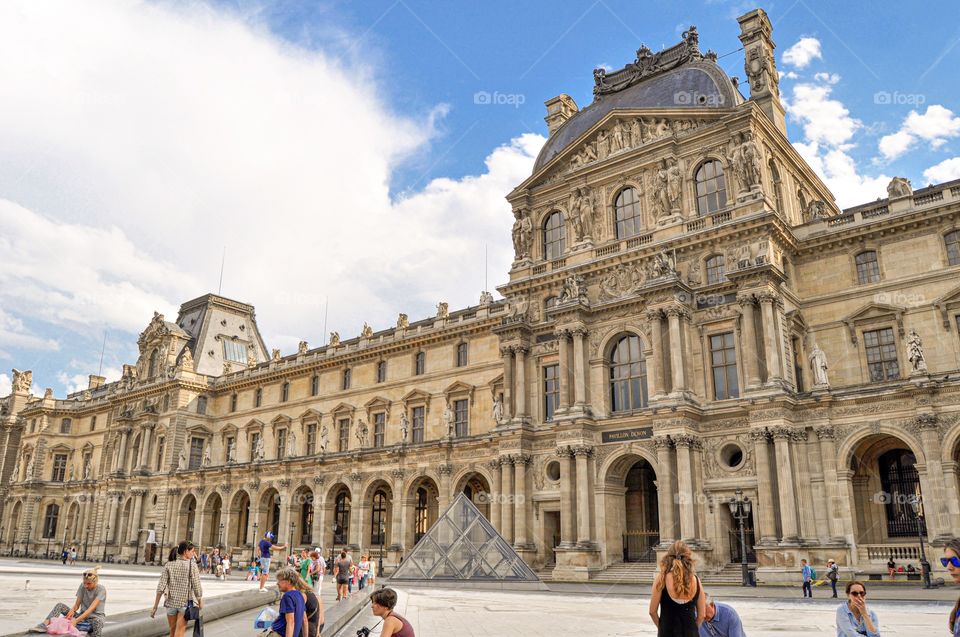 Louvre museum in Paris 