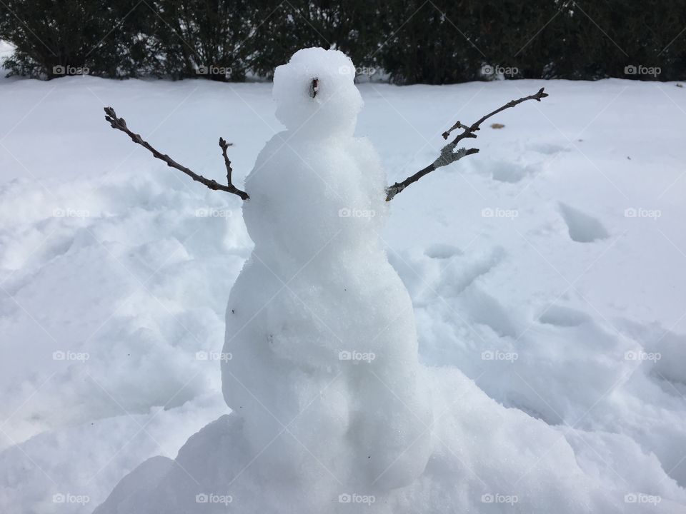 Grandma's snowman 