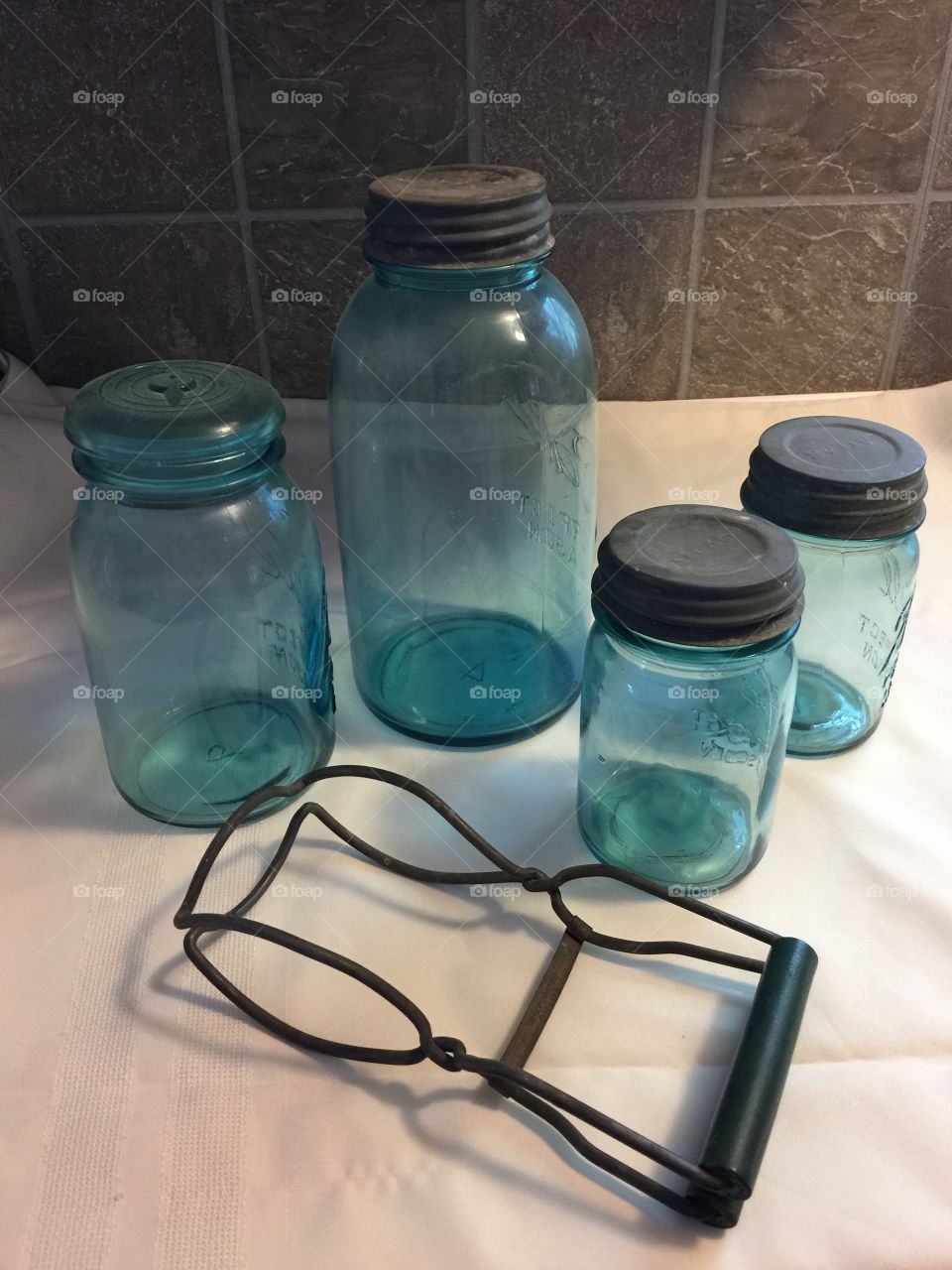 Old canning jars