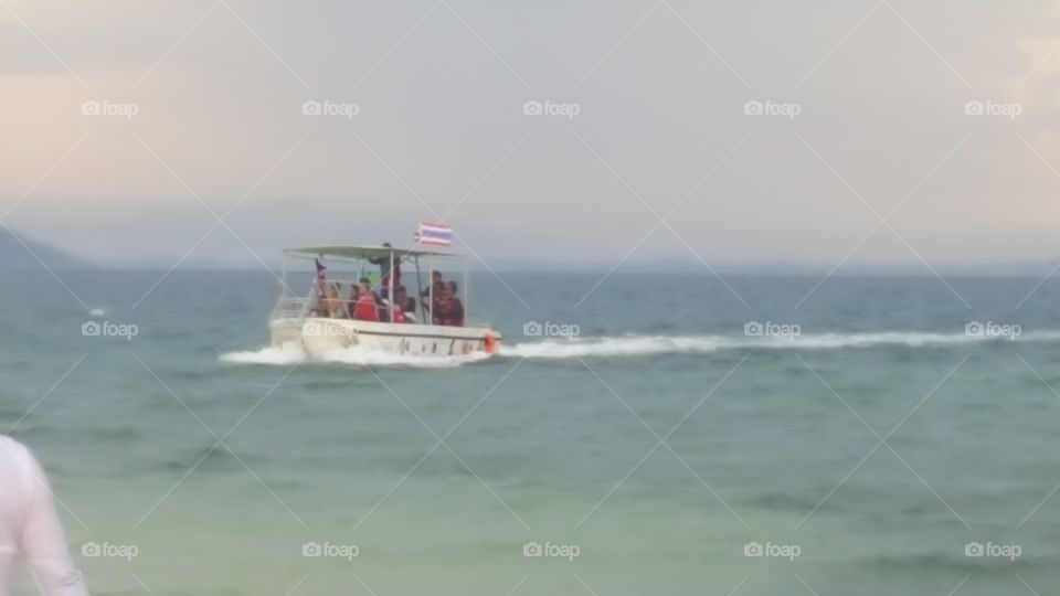 Speedboat at Koh Samet Island in Thailand