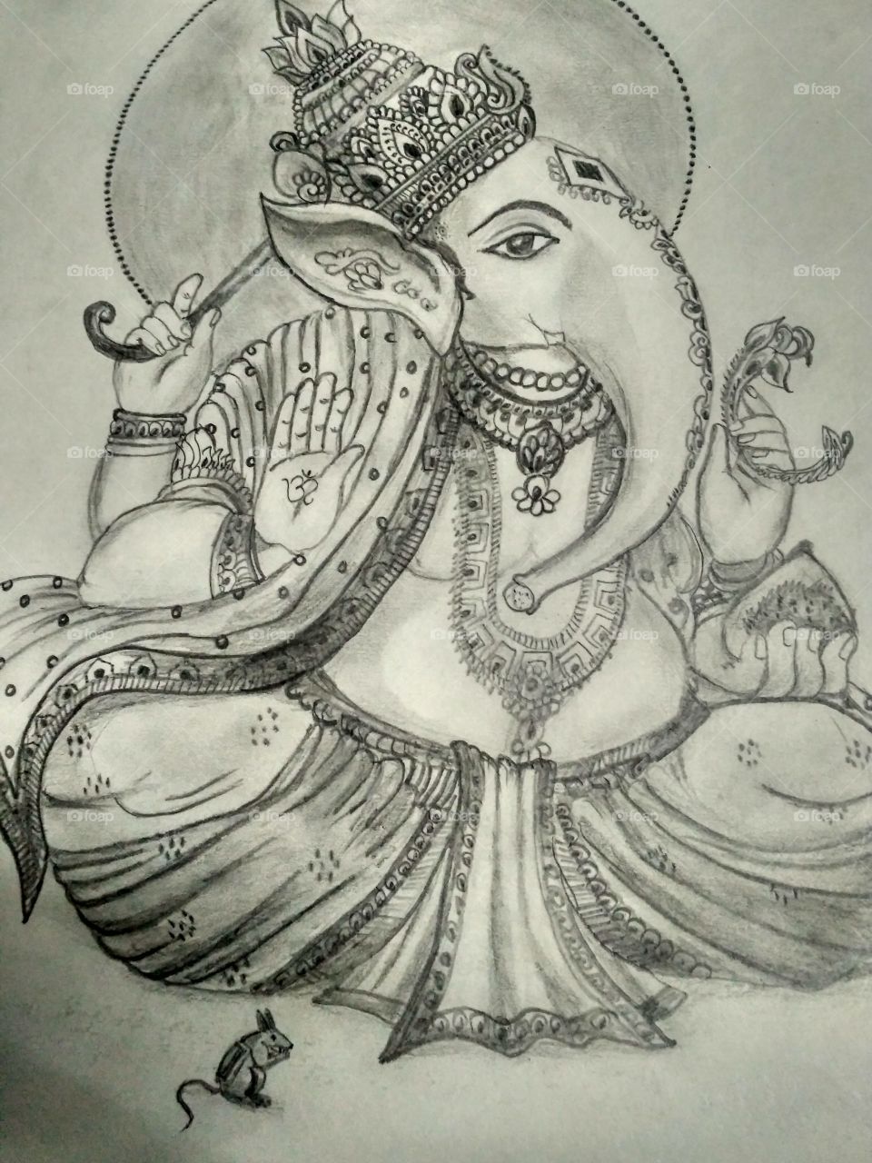 Lord Ganesha hand made sketch